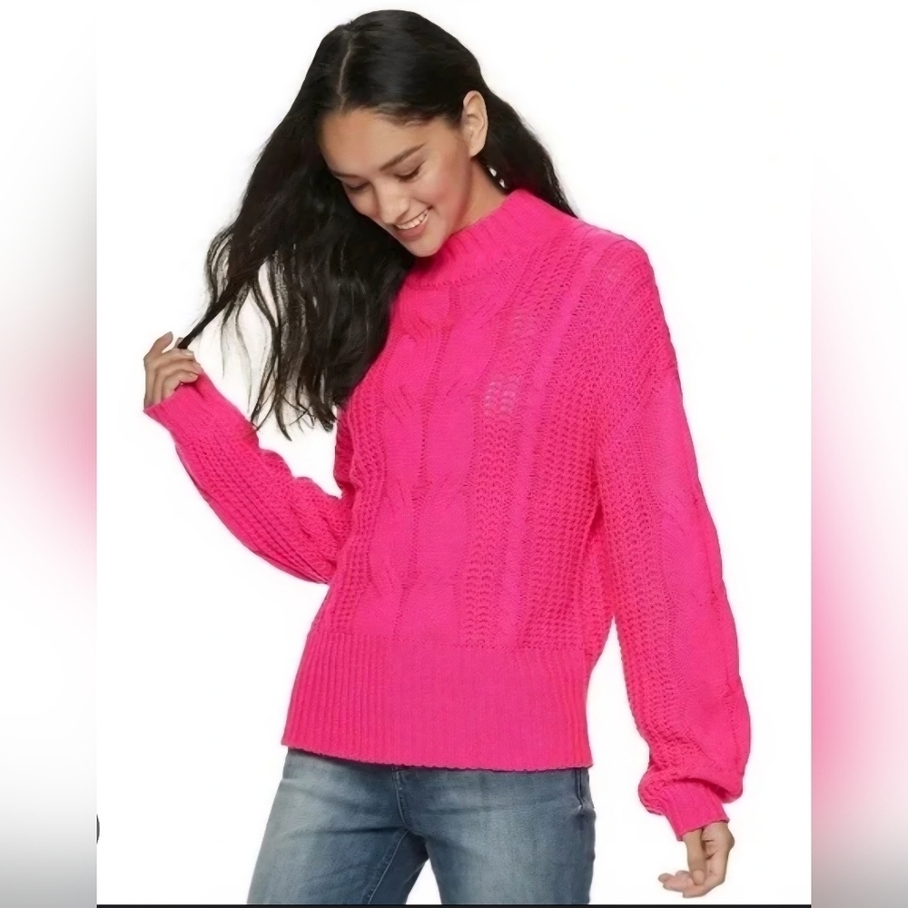 American Rag Vibrant Pink Knit Sweater